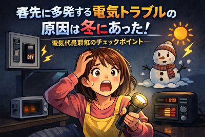 春の電気トラブル