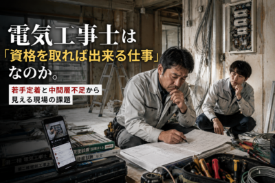電気工事士の資格と現場の課題